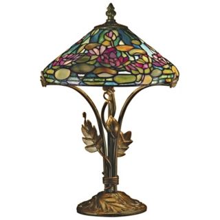 Dale Tiffany Dunkirk Art Glass Table Lamp   #10468