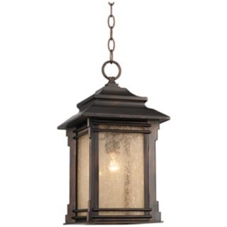 Franklin Iron Works Hickory Point Hanging Outdoor Light   #09655