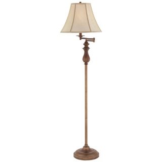 Quoizel Stockton Palladian Bronze Swing Arm Floor Lamp   #V1743