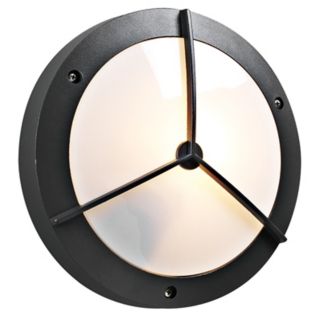 PLC Bronze 14" Wide Round Ceiling or Wall Outdoor Light   #98388