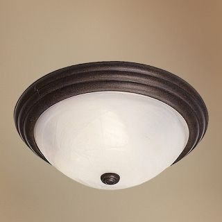 Traditional Bronze Finish 13" Wide Ceiling Light Fixture   #12592