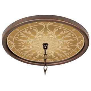 Tracery Spice 16" Wide Bronze 1" Opening Medallion   #G8171 G7688