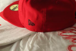 Dipset Diplomats Juelz Santana Red New Era 59FIIFTY Hat 7 3 8 New