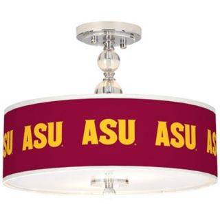 Arizona State University 16" Wide Semi Flush Ceiling Light   #N7956 Y3645
