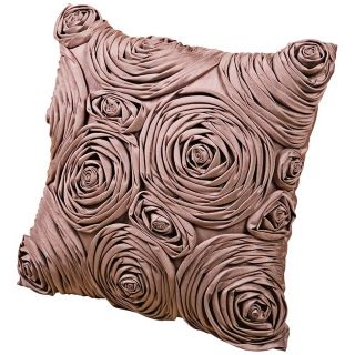 Milano 18" Square Flower Bud Decorative Pillow   #V9984