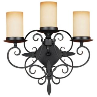 Murray Feiss Colonial Manor 18" High Three Light Wall Sconce   #42563