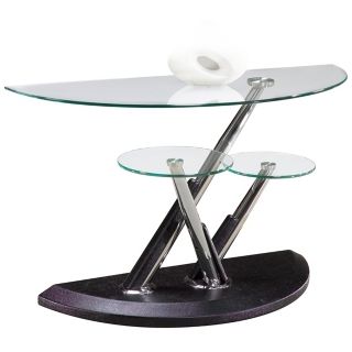 Fused Glass Top Sofa Table   #H0787