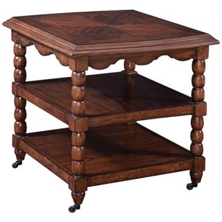 Harrison Collection Rectangular Wood End Table   #Y4796