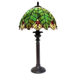 Leaf Design Tiffany Style Table Lamp   #M5643