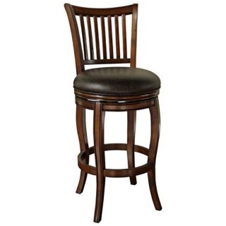 American Heritage Maxwell 26" H Suede Wenge Counter Stool   #X0807