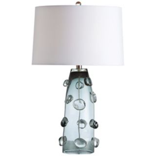 Arteriors Home Poppy Tall Gray Glass Table Lamp   #V5097
