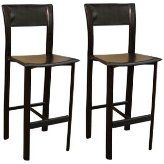 American Heritage Alto Set of Two 26" High Counter Stools   #U4579