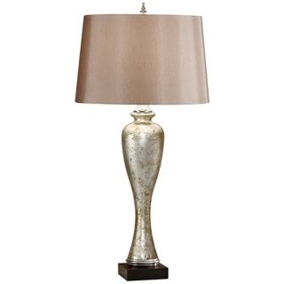 Murray Feiss Mason Silvered Glass Table Lamp   #X6910