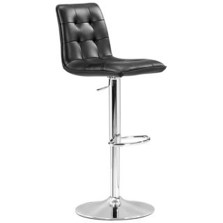 Zuo Oxygen Black Adjustable Bar Stool or Counter Stool   #M7308