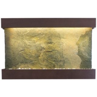 Classic Quarry 51" High Jera Slate Coppervein Wall Fountain   #Y0262