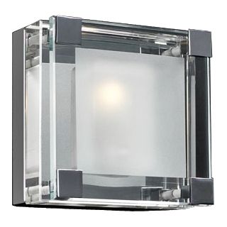 Nice Cube Frosted Glass 5 1/4" High ADA Wall Sconce   #01914