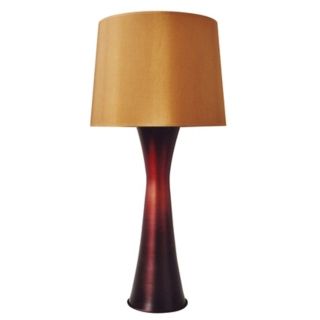 Babette Holland Raku Red Skyscraper Table Lamp   #57622