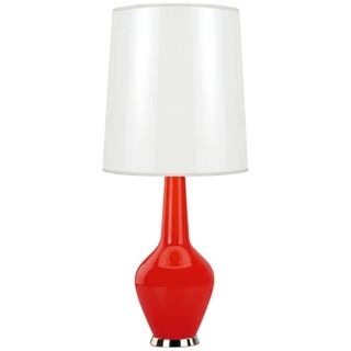 Jonathan Adler Capri Red Cased Glass Table Lamp   #U2508