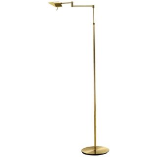 Dual Brass Swing Arm LED Holtkoetter Floor Lamp   #U7634