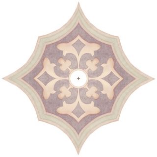 Alzira Giclee 36" Wide Repositionable Ceiling Medallion   #Y6565