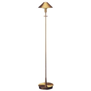 Holtkoetter Antique Brass Metal Cone Floor Lamp   #63888