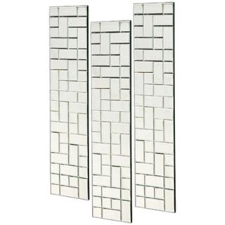 Beveled Mirror Tile Mosaic 36 High Wall Mirror   #H6035  