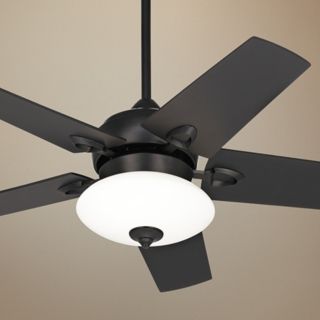 44" Casa Vieja Solano Matte Black Ceiling Fan with Light Kit   #U9437