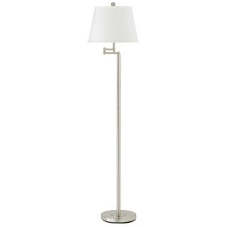 Andros Brushed Steel Finish Swing Arm Floor Lamp   #M7349
