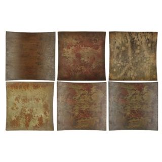 Uttermost Set of Six Hand Forged Metal Wall Art   #23056