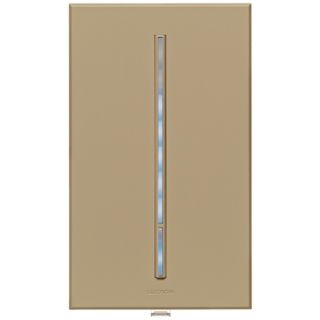 Lutron Vierti Blue LED 600 Watt Single Pole Taupe Dimmer   #05963