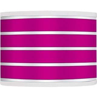 Bold Pink Stripe Giclee Shade 13.5x13.5x10 (Spider)   #37869 H1427