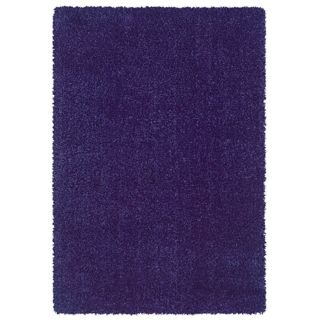 Waves Collection Blue Shag Area Rug   #W4196
