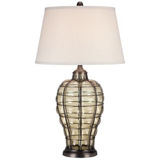 Country   Cottage, Crystal   Glass Table Lamps