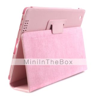 USD $ 15.19   Litchi Grain Slim PU Leather Case and Stand for Apple