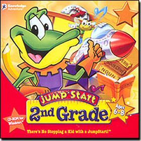 Jump Start Second Grade Kids Learn Read Math PC New