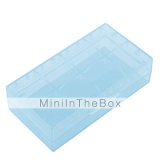 USD $ 1.89   18650 Plastic Case Holder Storage Box (blue),