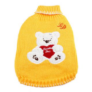 EUR € 15.81   suéter padrão adorável urso quente para cães (XS