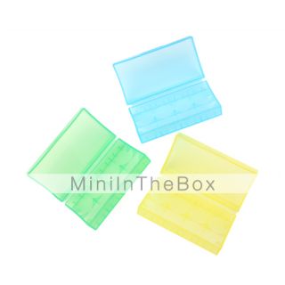 USD $ 1.29   18650 Plastic Case Holder Storage Box(1 Piece),