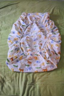 Just Born Baby Nursery Infant Crib Bedding Fitted Sheet Jungle Animals