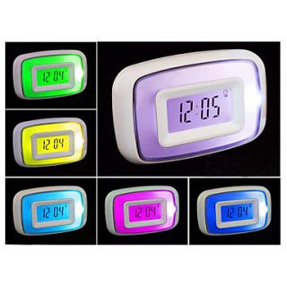 USD $ 12.99   Voice Activated Colorful Backlight Digital Alarm Clock