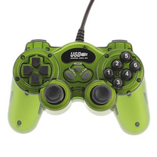 USD $ 17.99   Classic Double Shock 2 USB Wired Controller for PC