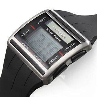 USD $ 9.99   Mens Scrollable Rubber Digital Automatic Wrist Watch