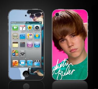 Apple iPod Touch 4th Gen Justin Bieber #1 Skin Kit   fits 4th