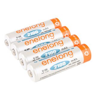 EUR € 11.86   Enelong AA Ni MH batteria ricaricabile (1,2 V, 2100