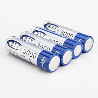 USD $ 3.89   1.2V NH AA Rechargeable Battery (Blue),