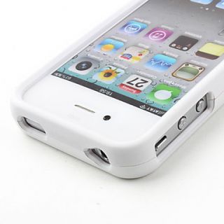 USD $ 4.99   Iron Stand Protective Back Case for iPhone 4, 4S (White