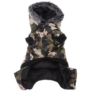 USD $ 17.59   Windproof USA Army Style Camouflage Coat for Dogs Cats
