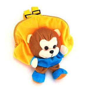USD $ 6.79   Monkey Pattern Plush Backpack,
