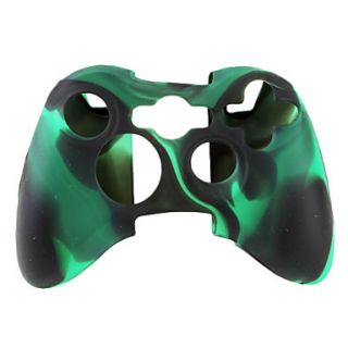 Protective Dual Color Silicone Case for Xbox 360 Controller (Black and