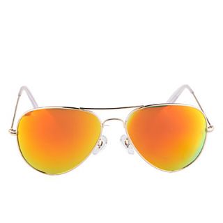 Óculos de Sol com UV400 (Armação e Lentes Douradas)